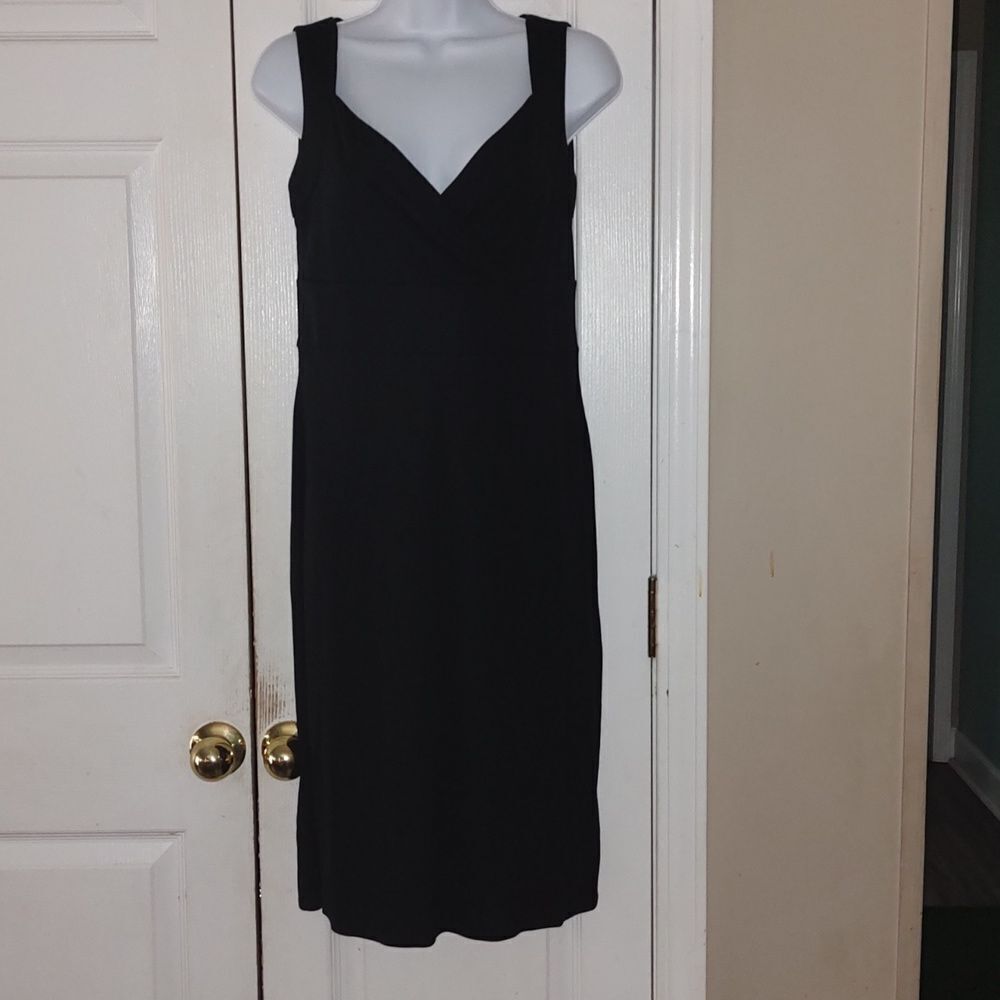 Ann Taylor Loft  black classy sexy black sleeveless Dress Sz 2